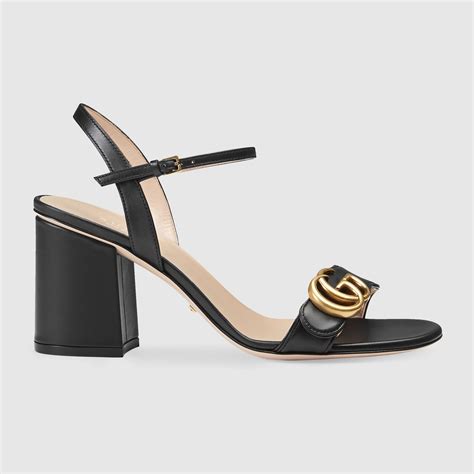 sandales a talon gucci|gucci slide sandals.